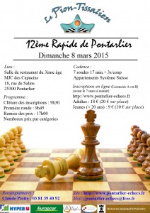 Stage d’Échecs Jeunes @ Maison de Quartier Grette-Butte Besançon