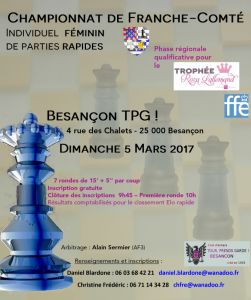 Stage d’Échecs Jeunes @ Maison de Quartier Grette-Butte Besançon