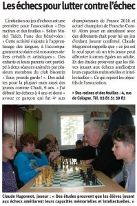 Stage d’Échecs Jeunes @ Maison de Quartier Grette-Butte Besançon