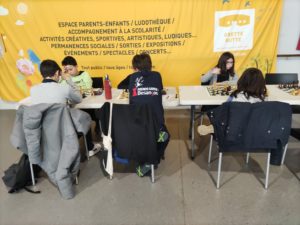 Atelier & jeu libre du mercredi soir @ Maison de Quartier de la Grette-Butte