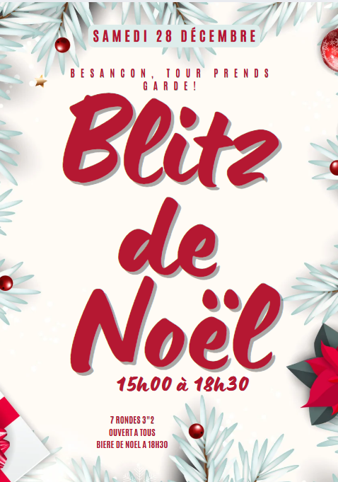 Blitz de Noël @ Maison de Quartier de Saint-Ferjeux